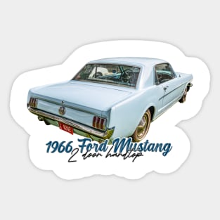 1966 Ford Mustang 2 Door Hardtop Sticker
